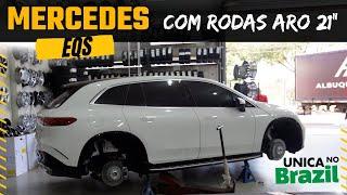 Mercedes Benz EQS 580 fizemos a roda do gosto do cliente FORJADAS aro 21 - Ala Rodas