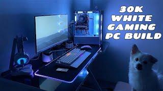 30K BUDGET WHITE GAMING PC BUILD WITH MONITOR | Ryzen 5 2600 With GTX 1650|24inch Frameless Monitor