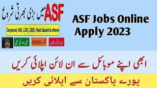 ASF Jobs 2023 Online Apply||ASF Jobs Online Apply 2023
