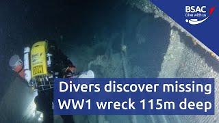 BSAC divers help discover missing wreck of USS Jacob Jones 115m deep