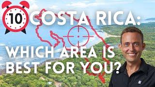 Which Area in Costa Rica is Best? (2024) | Matt's 10-Minute Spiel | Real Estate Advice