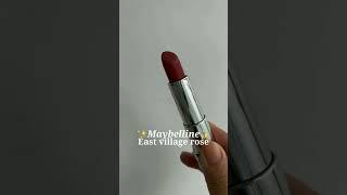 Maybelline New York Color Sensational Creamy Matte Lipstick - East Village Rose #lipstick