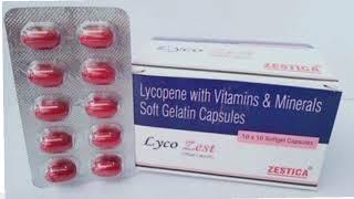 Lyco Zest Capsule Lycopene with Vitamins & Minerals Soft Gelatin Capsules