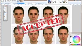 Create Passport Size Photo in Paint.NET in 3 minutes