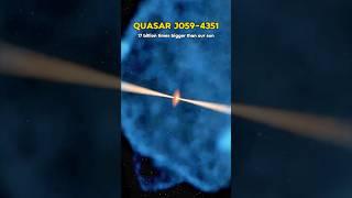 Sun Vs Black Hole Vs Quasar J059-4351   #shorts #sun #space