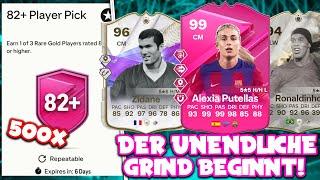 DER UNENDLICHE GRIND! 500x 82+ FUTTIES PLAYER PICKS in EA FC 24