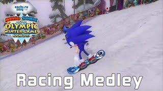 Mario & Sonic at the Olympic Winter Games Sochi 2014 [Wii U] - Racing Medley