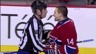 Maple Leafs @ Canadiens - Komisarek Mocks Plekanec Crybaby Style - 110224