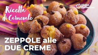 ZEPPOLE alle DUE CREME  RICETTA PERFETTA di CARNEVALE