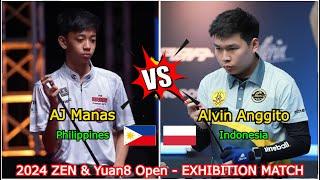 AJ Manas vs Alvin Anggito | 2024 ZEN & Yuan8 Open - EXHIBITION MATCH