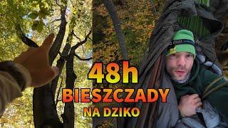 Próba przetrwania dwóch nocy na drzewie w Bieszczadach / BUSHCRAFT