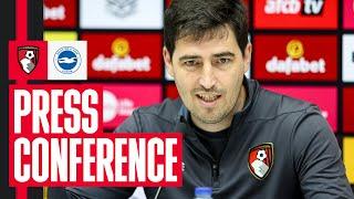 Press conference: Iraola on record points tally, team news and tough Brighton test