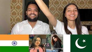 INDIANS react to Romaisa Khan Vs Areeka Haq | Tiktok Battle