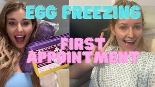 EGG FREEZING JOURNEY PART FOUR | FIRST APPOINTMENT