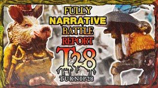 A Fully Narrative Wargame Experiment - TURNIP28 Battle Report