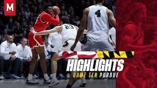 Maryland Men's Basketball Highlights | Maryland 78, Purdue 83