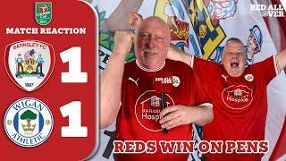 REACTION | BARNSLEY 1-1 WIGAN | REDS WIN 4-2 ON PENS | LINCOLN PREVIEW | NEW SIGNINGS | RED ALL OVER