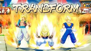 Transforming Fusions In Dragon Ball FighterZ