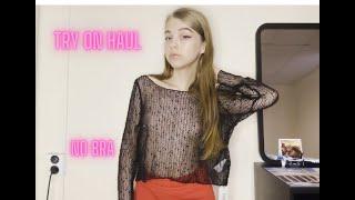 Summer Blouses Try On  See Through Try On Haul