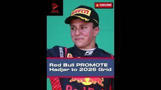 Hadjar CONFIRMED at Racing Bulls for 2025  #f1 #formula1