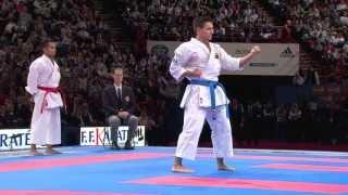 Final Male Kata. Antonio Diaz of Venezuela. 21st WKF World Karate Championships Paris 2012