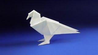 Origami dove, paper  Origami BIRD out of paper