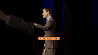 "What's your favourite thing about Bulgaria?!" #jimmycarr #crowdwork #standupcomedy #hecklers
