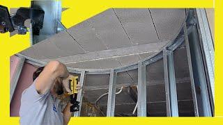  How to Make a Curved Drywall Partition  with Metal Studs