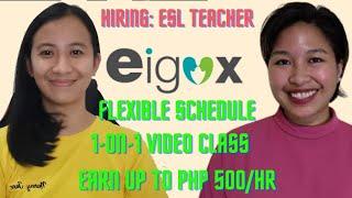 Eigox is Hiring ESL Teachers I How to Apply I  Nanay Jane meets Teach Kimi