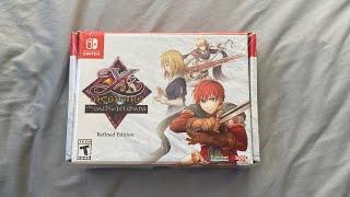 Ys Memoire: The Oath in Felghana – Day 1 Refined Edition Switch Unboxing