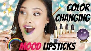 COLOR-CHANGING MOOD LIPSTICKS | The Black Lipstick That Transforms Before Your Eyes!