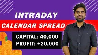 Intraday Calendar Spread Strategy || English Subtitle