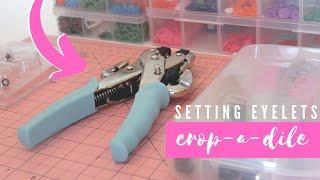 Crop A Dile | How to set an eyelet