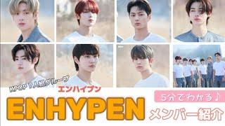 推しが見つかる【ENHYPEN】メンバー紹介。