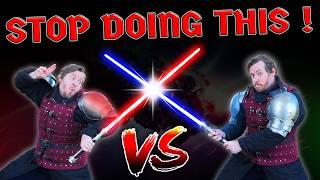 IT'S NOT THAT HARD! lightsaber/sword FIGHT SCENE basics