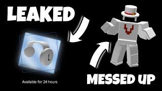 HE LEAKED THE ITEMS.. *Roblox Black Friday Sale*