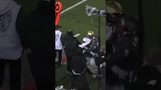 Tempers flare Travis Hunter tussles with Kyle Williams!!  #CFB #Buffaloes #Cougars