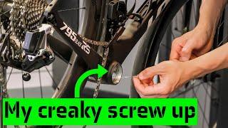 Fixing my own creaky bike bottom bracket! 