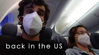 Our experience traveling back to the US during a pandemic