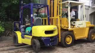 Weight Lifting Test Komatsu Forklift