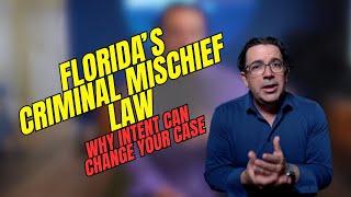 Florida's Criminal Mischief Law: Why Intent Can Change Your Case