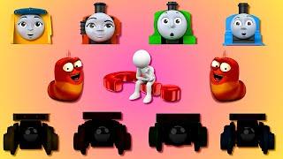  Looking for Engine Thomas and Friends  | Wrong Heads: Thomas, Percy, James, Gordon, Emily, Henry