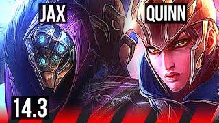 JAX vs QUINN (TOP) | 72% winrate, 7/1/3 | BR Master | 14.3