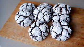 Chewy Chocolate Crinkles| Best Chocolate Crinkles Recipe