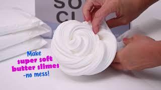 Unboxing the beautifully soft clay from Original Stationery. Make butter & marshmallow slimes!