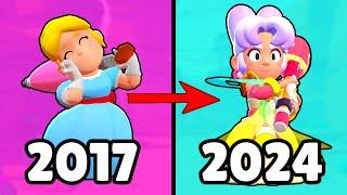 Brawl Stars History of Piper (2017 - 2024)