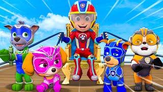 PAW Patrol Guess the Right Door | Escape Room Challenge | Animals Tire Game Cow Mammoth Elephant