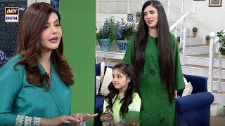 Your Favorite TV Anchor Kiran Naz Is Here With Her Cute Daughter Ayesha #GoodMorningPakistan