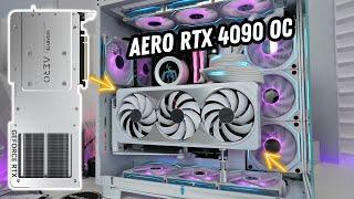 Gigabyte AERO GeForce RTX 4090 White OC Edition Unboxing, Benchmark, & Review