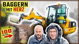 XXL GRABEN - BAGGERN mit HERZ für den Gnadenhof | Home Build Solution